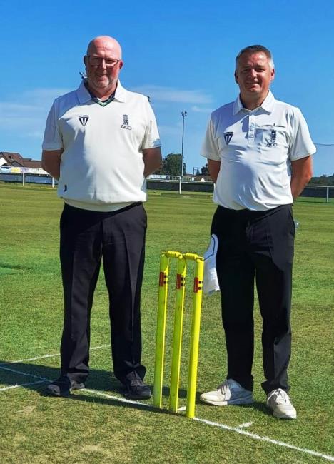 Umpires - Ian Milsom and Neil Crawshaw